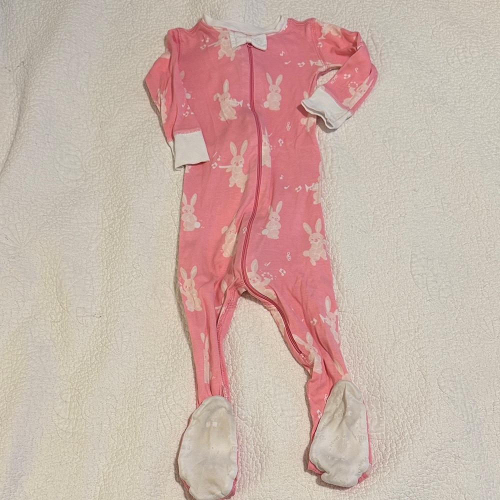GUC TBBC Pink Bunny Easter Onsie Size 18-24 months
